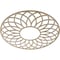 Ekena Millwork Cannes Wood Fretwork Pierced Ceiling Medallion, Birch, 38"OD x 13"ID x 3/8"T CMWP38X38X0375CNBI - alternate 2